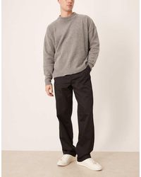 ASOS - baggy Satin Trousers With Pleats - Lyst
