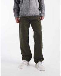 ASOS - baggy Pants With Pleats - Lyst