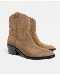 Stradivarius - Stivaletti Da Cowboy - Lyst
