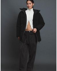 Stradivarius - Mid-Length Padded Coat - Lyst