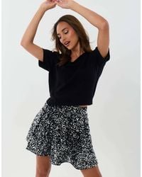 Threadbare - Sequin Mini Swing Skirt - Lyst