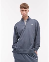 The North Face - Essential Logo Light Oversized 1/4 Zip - Lyst