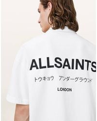 AllSaints - – underground – kurzärmliges polohemd - Lyst