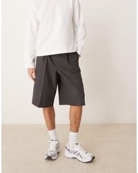 ASOS - Smart Oversized Bermuda Shorts With Front Pleats - Lyst