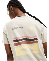 Columbia - Alpine Way Back Print T-shirt - Lyst