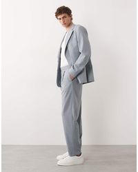 ASOS - Premium Relaxed Tapered Suit Pants - Lyst