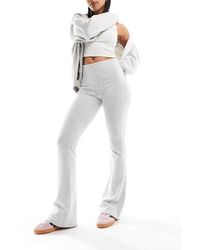 Bershka - High Waisted Flared Trousers - Lyst