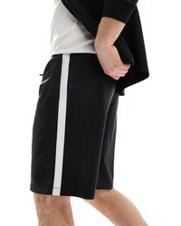 ASOS 4505 - Pantalones cortos deportivos s con raya lateral blanca en contraste - Lyst