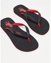 Polo Ralph Lauren - Flip Flop With Logo - Lyst