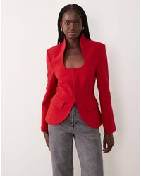 Miss Selfridge - Structu Blazer - Lyst