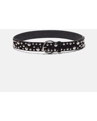 Stradivarius - Riem Met Onregelmatige Studs - Lyst
