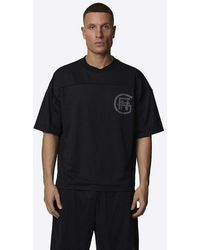 Good For Nothing - Double Layered Mesh Jersey Monogram T-Shirt - Lyst