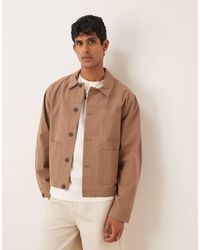 ASOS - Blouson harrington d'ensemble habillé en crépon - Lyst