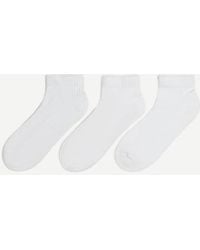 Bershka - 3 Pack Of Sports Ankle Socks - Lyst
