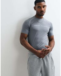 Nike - Tech Pro T-Shirt Met Borstlogo En Muscle Fit - Lyst