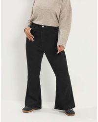 Yours Clothing - Flare Stretch Jeans - Lyst