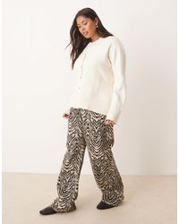 ASOS - Asos Design Curve A Line Boyfriend Cardigan With Pocket Detail - Lyst
