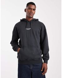 Only & Sons - Sudadera Negra Con Capucha Y Estampado "Creative Works" De - Lyst