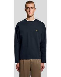 Lyle & Scott - Raised Jacquard Crew Neck Sweatshirt - Lyst