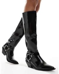SEQWL - Knee High Western Boots - Lyst