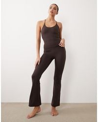 Gina Tricot - Mix And Match Flare Yoga leggings - Lyst