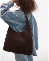 & Other Stories - Large Real Suede Leather Tote Bag - Lyst