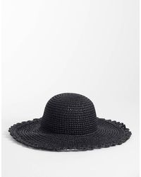 Accessorize - Cappello Di Paglia Con Tesa Morbida - Lyst