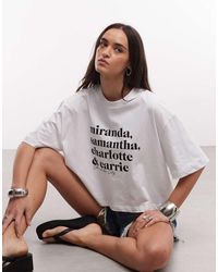 ASOS - X Sex And The City Official Licensed Merch T-shirt - Lyst