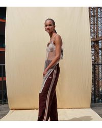 adidas Originals x ASOS - Crochet Knitted Track Bottoms Co-ord - Lyst