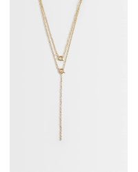 ASOS - Multi-Row Chain Necklace With O-Ring Details - Lyst