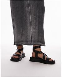 TOPSHOP - Wide Fit Jasmine Chunky Sandal - Lyst