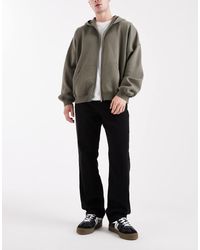 Only & Sons - Vaqueros Negro Lavado De Corte Recto Edge De - Lyst