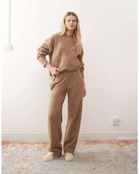 Collusion - Oversized Gebreide Joggingbroek - Lyst