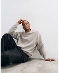 Tommy Hilfiger - Waffle Relaxed Fit Crew Neck Sweatshirt - Lyst