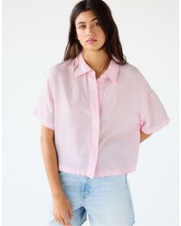 Pull&Bear - – kurzärmliges, rustikales hemd - Lyst