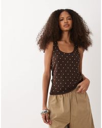 Mango - – gestricktes trägertop - Lyst