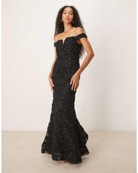 True Decadence - Strapless Midi Dress - Lyst