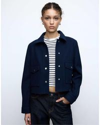 Stradivarius - – weiche, kurze jacke - Lyst