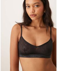 Calvin Klein - Icon Cotton Modal Unlined Bralette - Lyst