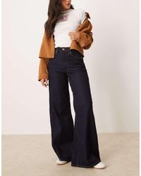 Wrangler - Jeans Met Wijde Pijpen En Hoge Taille - Lyst