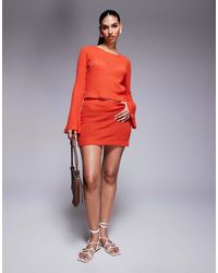 ASOS - Co-ord Knit Mini Skirt - Lyst