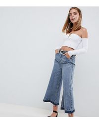 boohoo wide leg jeans