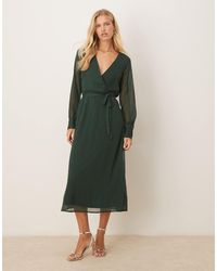 Vila - – langärmliges midikleid - Lyst