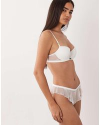 Calvin Klein - Icon Lace Floaty Tanga Thong - Lyst