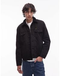 Wrangler - Classic Denim Sherpa Jacket - Lyst