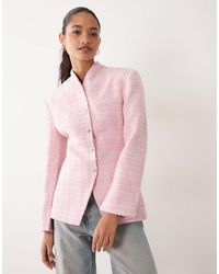 Miss Selfridge - Collarless Blazer - Lyst