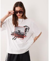 ASOS - Oversized T-shirt With Arizona Cowboy Graphic - Lyst