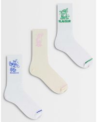 Jack & Jones - 3 Pack Sports Socks With Cartoon - Lyst