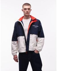 Tommy Hilfiger - Color Block Windbreaker Jacket - Lyst