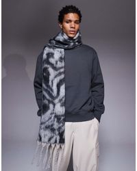 ASOS - Sciarpa Oversize Con Stampa Zebrata - Lyst